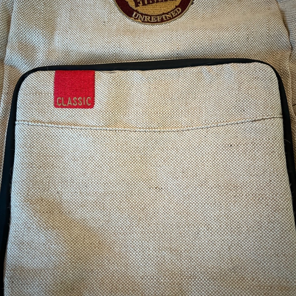 Classic Beige Canvas Backpack